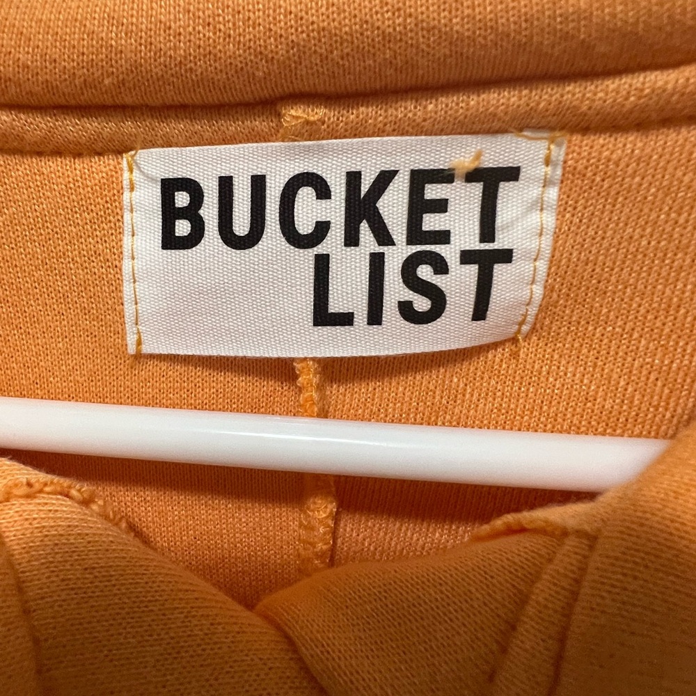 BUCKETLIST Women's Vibrant Orange Sweatshirt - Picture 4 of 4